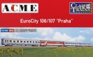 ACME 55382 Zestaw 4 wagony pociąg EuroCity 106/107 PKP IC 