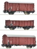 ROCO 6600273 Zestaw 3 wagony towarowe PKP Ep.III