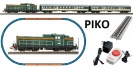 PIKO 57034 Zestaw startowy Lokomotywa SP42-107 PKP wagony 120A Ep.V